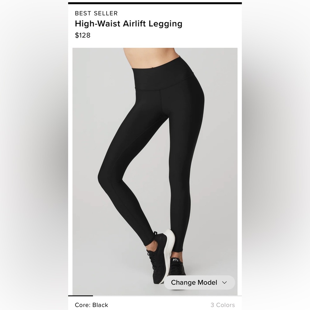 Aloyoga black airlift legging